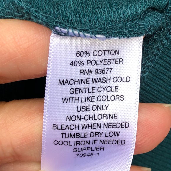 Xersion Large Shirt Teal Active long Sleeve Thick Tee Top Lightweight Sweatshirt - Picture 5 of 6